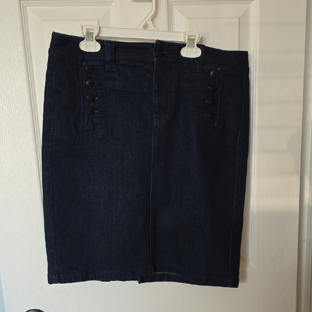 Lauren Ralph Lauren Classic Denim Skirt